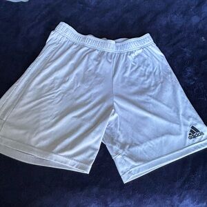 Men’s Adidas Classic White Sports ClimaLite Shorts | Men’s Size L